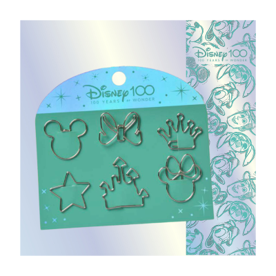 Paper Clips Con Forma Disney 100 Años X 6 Unidades - Imagen 3