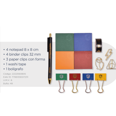 Office Set Harry Potter X 13 Piezas - Imagen 2