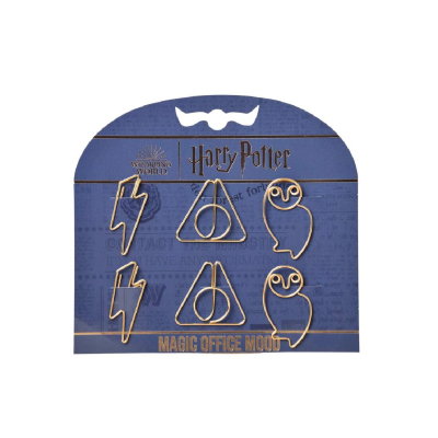 Paper Clips Con Forma Harry Potter X 6 Unidades