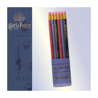 Set Lápices HB Harry Potter X 6 Unidades - Imagen 3