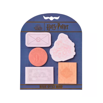 Set De Notas Adhesivas Harry Potter X 4 Block