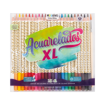 Lápices Acuarelables X 24 Colores