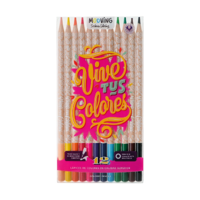 Lápices Vive Tus Colores X 12 Colores