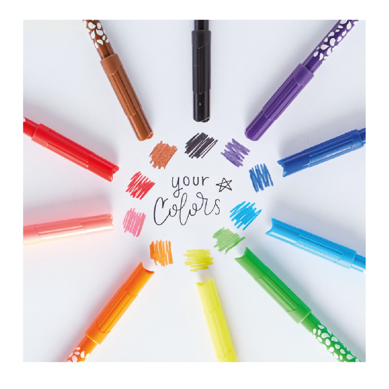 Marcador 100% Color 100% Pasión  X 10 Colores - Imagen 3