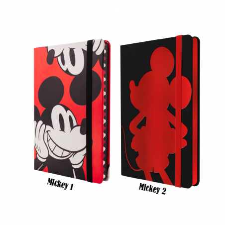 Mooving Notes Tapa Dura Mickey Mouse  96 Hjs 90 Grs A5