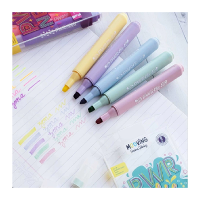 Resaltador PWR Chic X 5 Colores Pastel - Imagen 2