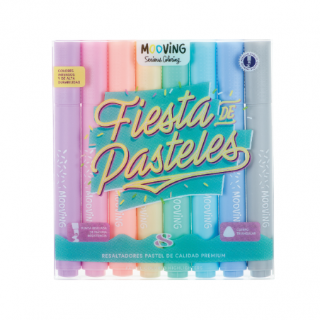 Resaltador Fiesta De Pasteles X 8 Colores