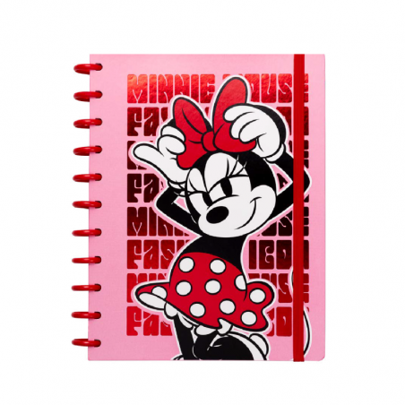 Cuaderno Inteligente A Discos Minnie Mouse 80 Hjs 90 Grs Carta