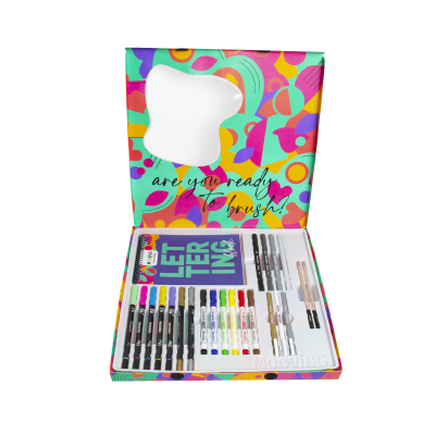 Set Lettering Fest X 22 Colores + 1 Block Para Lettering - Imagen 2