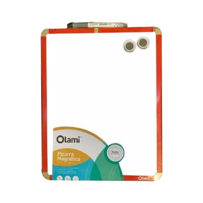 Pizarra Blanca Metálica Marcos De Color 21.6 X 27.9 Cm - Imagen 2