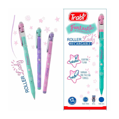 Bolígrafo Borrable Fantastic Lady 0.7 mm Azul - Imagen 2