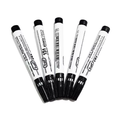 Marcador 151 Para Pizarra Negro Recargable X 12 Unidades - Imagen 2