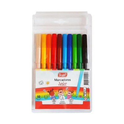Marcador Junior X 10 Colores Surtidos