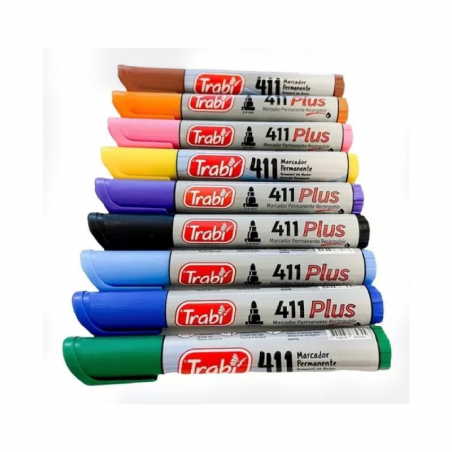Marcador Permanente 411 Plus 2-4 Mm