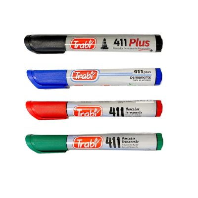 Marcador Permanente 411 Plus 2-4 Mm - Imagen 2