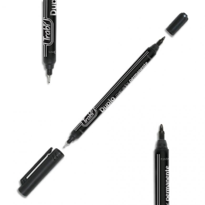 Marcador Permanente Duplo 0.3 Mm Y 2 Mm - Imagen 2