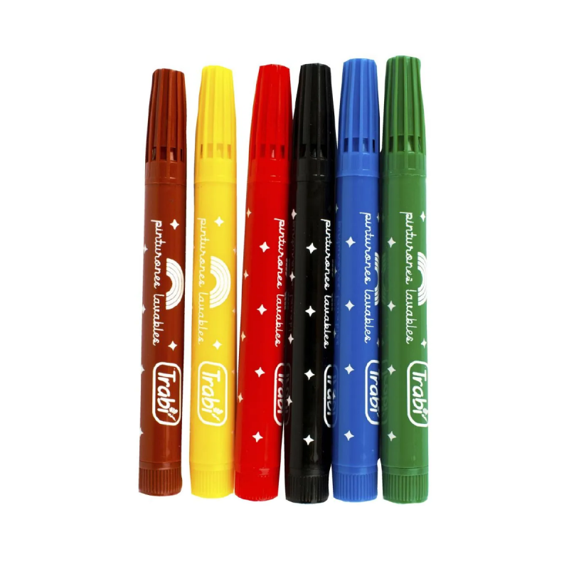 Marcador Pinturones Lavables X 10 Colores - Imagen 2