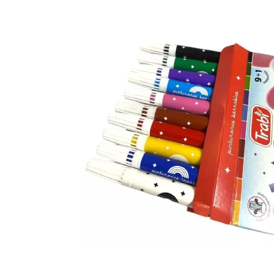 Marcadores Pinturones Borrables 9 + 1 - Imagen 2