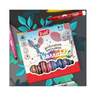 Marcadores Pinturones Borrables 9 + 1 - Imagen 3