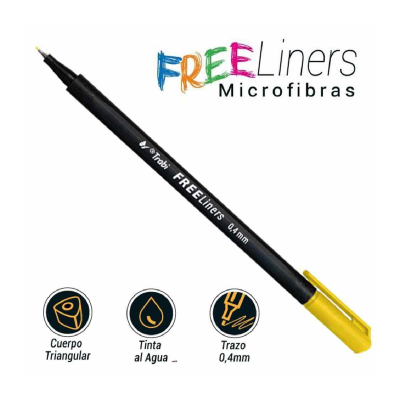 Microfibra Free Liners 0.4 Mm X 5 Colores Pastel - Imagen 3