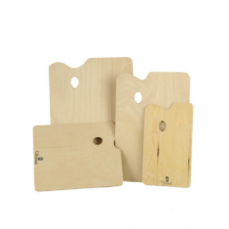 Paleta Guatambu Para Oleo Rectangular 25 X 35 Cm