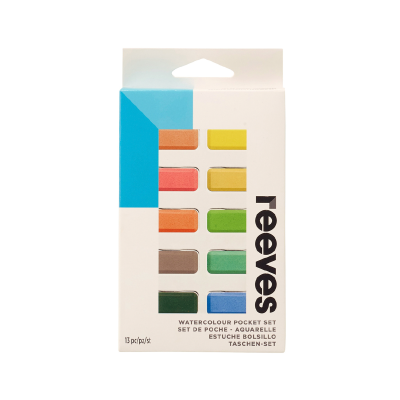 Set Acuarela Pocket X 12 Pastillas + 1 Pincel