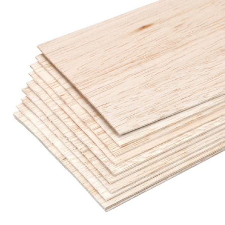 Plancha De Madera Balsa 7.6 Cm X 90 Cm