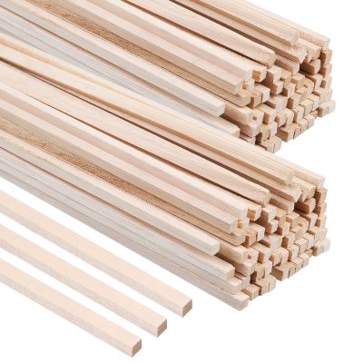 Varilla De Madera Balsa 10 X 10 Mm X 90 Cm