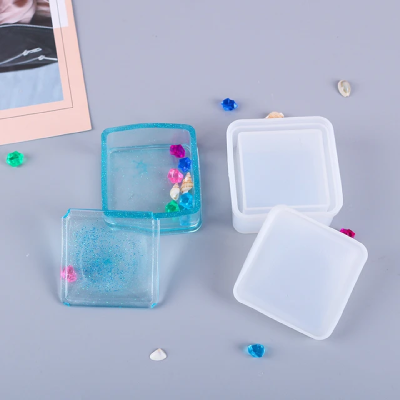 Molde Para Resina Epoxi Alhajero Cuadrado MD 55 - Imagen 3