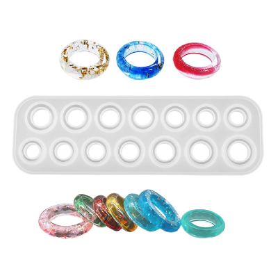 Molde Para Resina Epoxi Set De Anillos MD 09 - Imagen 2