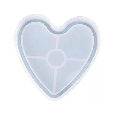 Molde Para Resina Epoxi Corazón 11 Cm MD 89