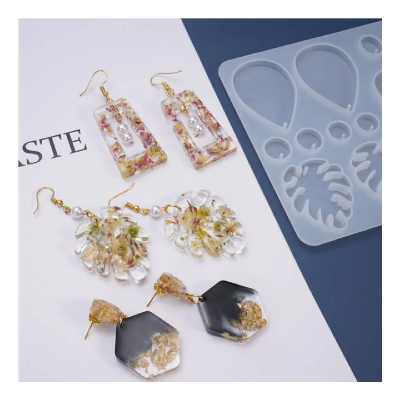 Molde Para Resina Aros Hoja MD 01 - Imagen 3