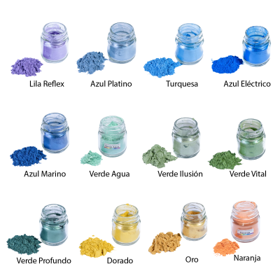 Pigmento Metalizado Para Resina Epoxi X 5 Grs - Imagen 3