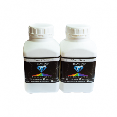 Resina Epoxi Glass Fluent X 1.5 Kg