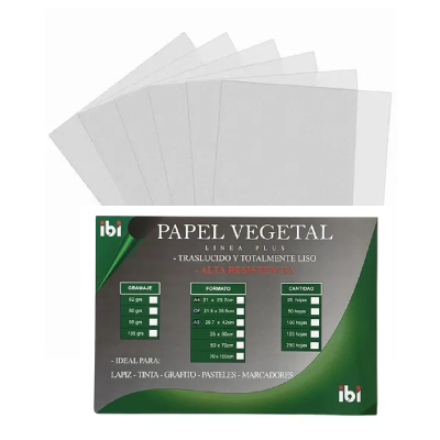 Papel Vegetal Sihl 62 Grs A3
