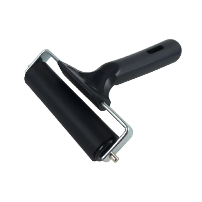 Rodillo De goma Con Apoyo Para Grabado 10 Cm