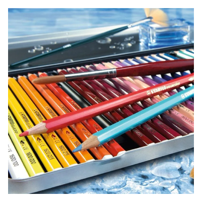 Lápices Aquacolor Lata X 24 Colores - Imagen 2