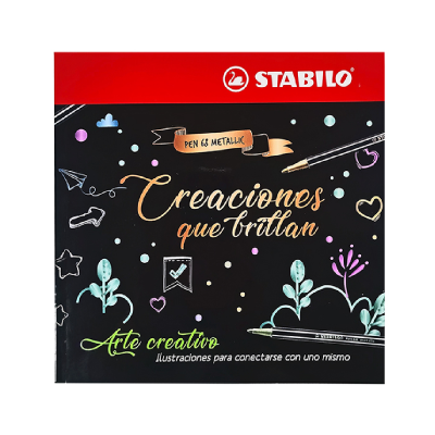 Libro Para Colorear Creaciones Que Brillan 30 Hjs 120 Grs