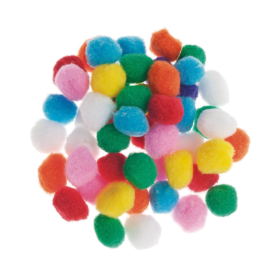 Pompones De Felpa Surtido Pastel X 20 Unidades - Imagen 2