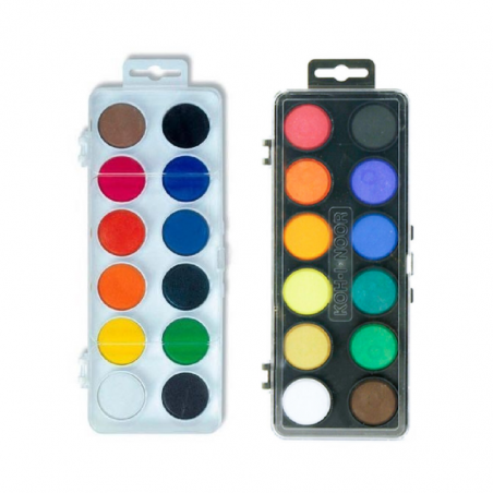 Acuarela En Pastillas X 12 Colores