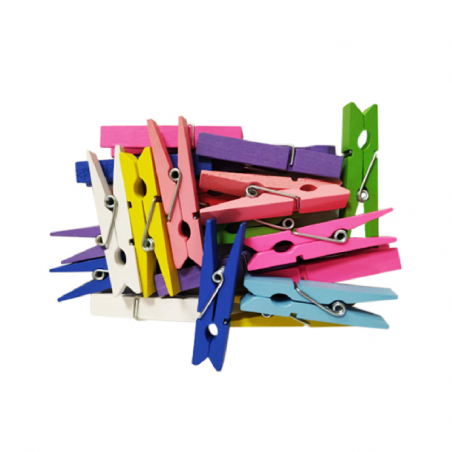 Broche De Madera Color 45 Mm