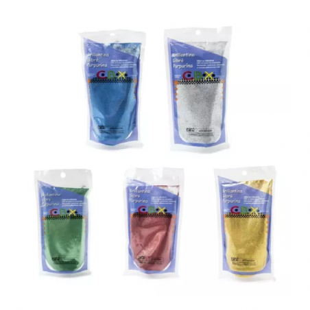 Gibre Glitter Metalizado X 100 Grs