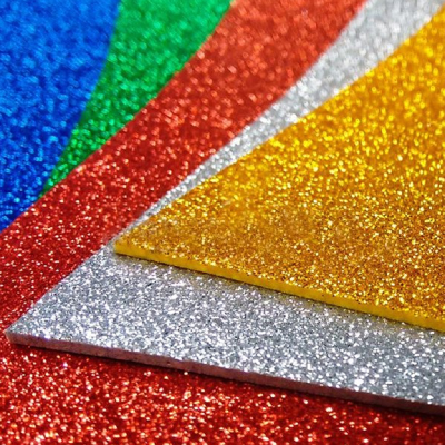 Goma Eva Con Glitter 45 X 60 Cm - Imagen 2