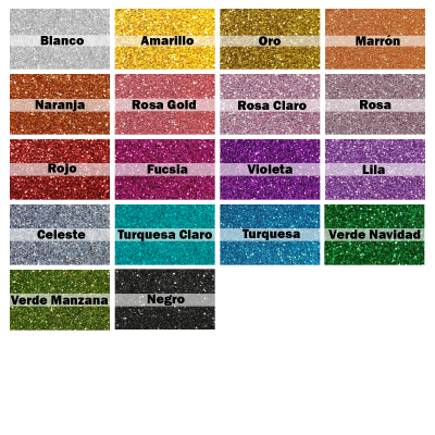 Goma Eva Con Glitter 45 X 60 Cm - Imagen 4