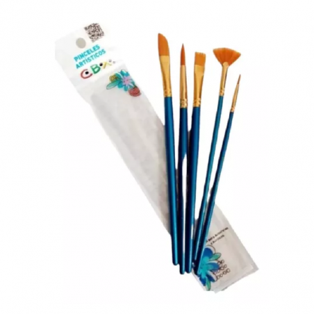 Set De Pinceles Linea 2 X 5 Unidades
