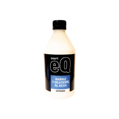 Barniz Y Diluyente Al Agua Satinado X 500 cc