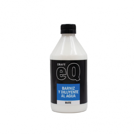 Barniz Y Diluyente Al Agua Mate X 500 cc