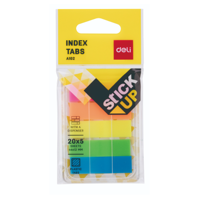 Índice Autoadhesivo Con Dispenser X 5 Colores