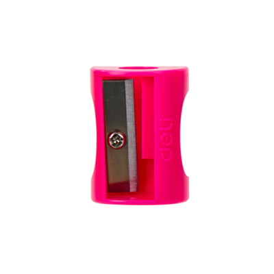 Sacapuntas Plástico Curvo 1 Boca 4 Colores Neón - Imagen 2