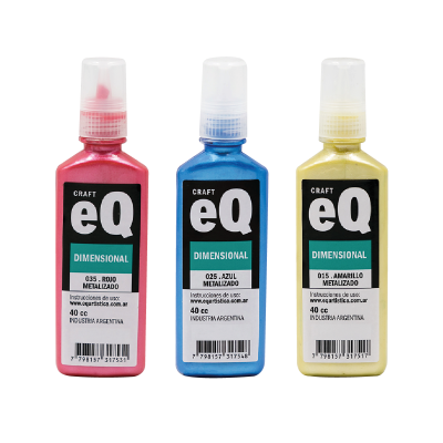 Pintura Dimensional Metalizado X 40 cc